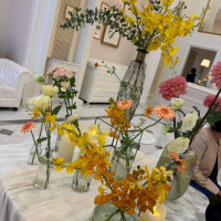センスのある配置で一段と華やかになりました。