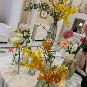 センスのある配置で一段と華やかになりました。|771461さんのアーヴェリール迎賓館（高松）/テイクアンドギヴ・ニーズウェディングの写真(2539574)