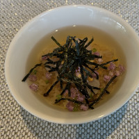 シェフイチオシの鯛茶漬け
