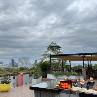 屋上の披露宴会場