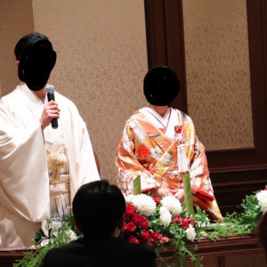 袴と色打掛|771503さんのKOTOWA 鎌倉 鶴ヶ岡会館(コトワ 鎌倉 鶴ヶ岡会館)の写真(2539677)