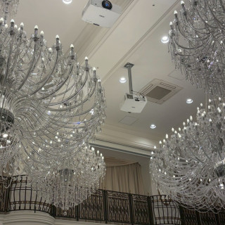 大きなシャンデリア