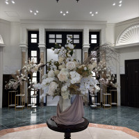 ロビーのお花