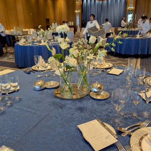 ゲスト卓の装花|771514さんのホテルニューグランドの写真(2588415)