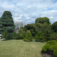 お庭での歓談の時間が取れるとのこと