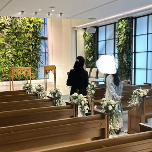 室内チャペルです|771549さんのパラッツォ ドゥカーレ 麻布 （Palazzo Ducale AZABU）の写真(2571442)