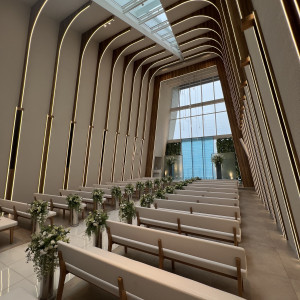 明るい雰囲気のチャペル|771563さんの翠楓シーズンズテラスの写真(2539822)