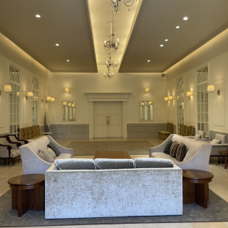 披露宴会場の様子。