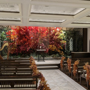 秋の時のチャペル|771631さんのInStyle wedding KYOTO/テイクアンドギヴ・ニーズウェディングの写真(2540055)