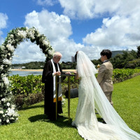 挙式会場
綺麗な海も見渡せます