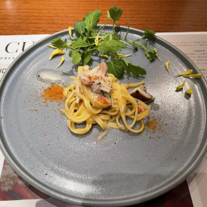 カニ、椎茸を使ったパスタがとても美味しかったです！！！！！！|771691さんの川原町倶楽部 ラ・ルーナピエーナ  〈エルフラットグループ〉の写真(2540341)