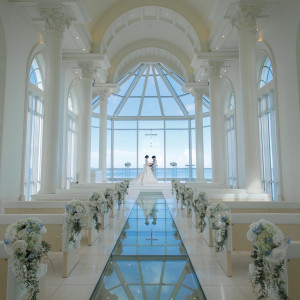 チャペル|771729さんのラソール ガーデン・アリビラ クリスティア教会 チュチュリゾートウエディングの写真(2540495)