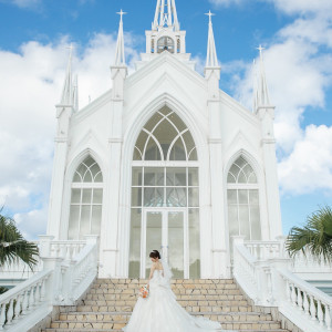 チャペル外観|771729さんのラソール ガーデン・アリビラ クリスティア教会 チュチュリゾートウエディングの写真(2540492)