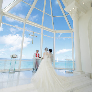 チャペル|771729さんのラソール ガーデン・アリビラ クリスティア教会 チュチュリゾートウエディングの写真(2540504)