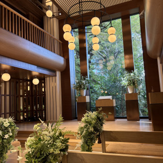 木目調のチャペル