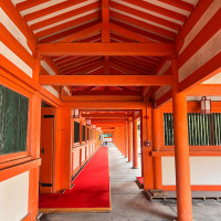 花嫁行列を行う道