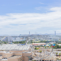 披露宴会場から見える景色