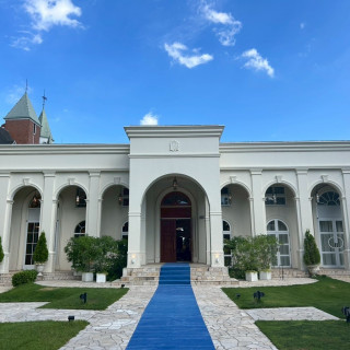 挙式前、建物の外観