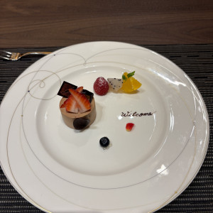 デザートはチョコのムースでした！(チーズムースもあり)|771780さんのステラ・デル・アンジェロの写真(2540878)