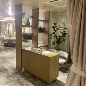 受付です。奥の棚には自分たちの好きなものが置けそう。|771793さんのザ コンチネンタル横浜の写真(2562849)