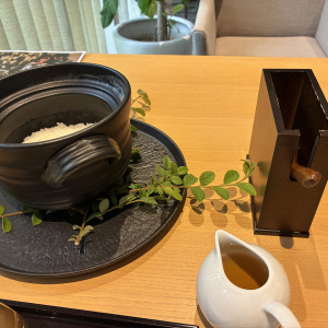 釜で蒸したひつまぶしのご飯|771802さんのMIRAIE Wedding(ミライエウエディング)の写真(2540976)