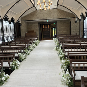 新郎新婦から見た側のチャペル|771802さんのTHE KAWABUN NAGOYA(ザ・カワブン・ナゴヤ)の写真(2544760)