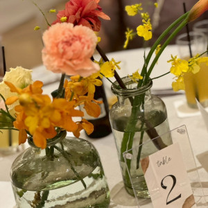 かわいい
テーブルナンバーは自作|771813さんのアーセンティア迎賓館(大阪)/テイクアンドギヴ・ニーズウェディングの写真(2541067)