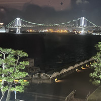 披露宴会場から外の景色