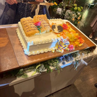 私が好きな美女と野獣をケーキのデザインに！