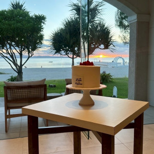 ケーキです。|771882さんの太陽が彩る自然の教会の写真(2541667)