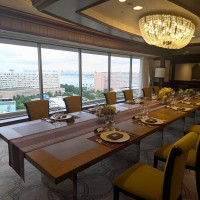 海の見える会食会場