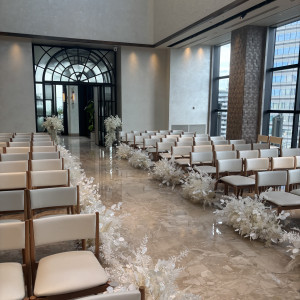 チャペルの新郎新婦側からみた景色|771910さんのキンプトン新宿東京の写真(2541753)