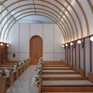 ここが出入り口です。バージンロードです。|771940さんのmitte(ミッテ)の写真(2542255)