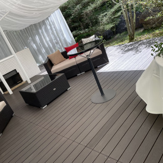 披露宴会場テラス