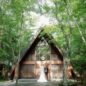 チャペル外観|771986さんの軽井沢高原教会の写真(2582940)