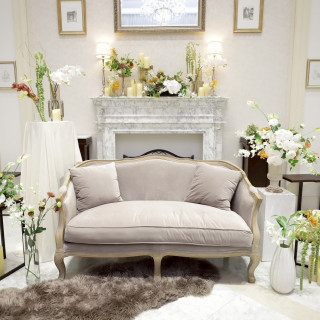 新郎新婦はソファー席にしてもらいました