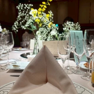 披露宴会場席です