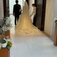 チャペルより退場シーンです