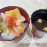 ちらし寿司、汁物