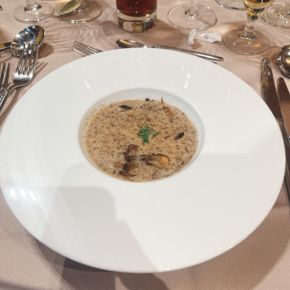 マッシュルームのリゾットです。おいしかったです