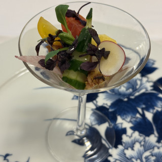 試食できた前菜野菜