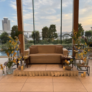 会場、ソファ|772050さんのララシャンスガーデン東京ベイの写真(2543023)