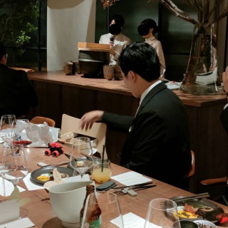 ケーキ入刀の代わりに釜飯オープンがiwaiスタイルでした