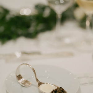 一口前菜、レンズ豆とジャガイモのムース|772115さんのオーベルジュ・ド・リル サッポロ (ひらまつウエディング)の写真(2543607)