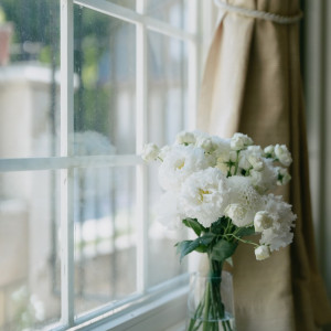 1着目のドレスに合わせたブーケ|772115さんのオーベルジュ・ド・リル サッポロ (ひらまつウエディング)の写真(2543591)