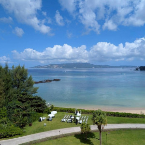 友人がお部屋から撮ってくれていました|772130さんのハレクラニ沖縄の写真(2549371)