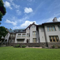 細川邸外観　庭園側