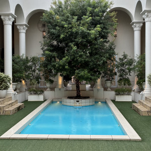 開放感のある庭|772165さんのアーヴェリール迎賓館(名古屋)/テイクアンドギヴ・ニーズウェディングの写真(2547047)