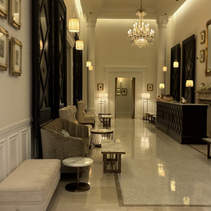 ゆったりした広さの待合室|772165さんのアーヴェリール迎賓館（名古屋）/テイクアンドギヴ・ニーズウェディングの写真(2547049)