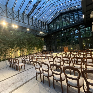 挙式会場(斜め横)|772176さんのリストランテASO (ひらまつウエディング)の写真(2544300)